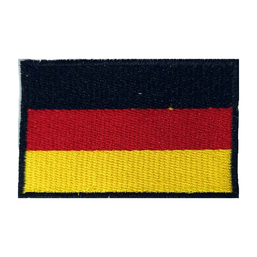 Emblema bordado com a bandeira da Alemanha