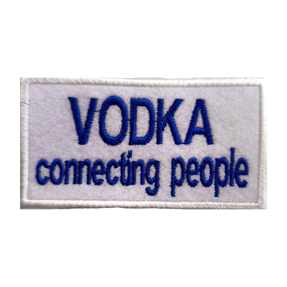 Emblema bordado Vodka Connecting People