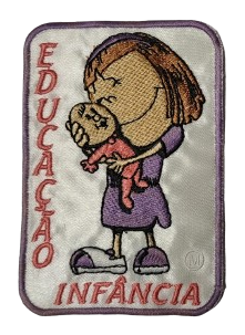 Emblema bordado Educação Infância