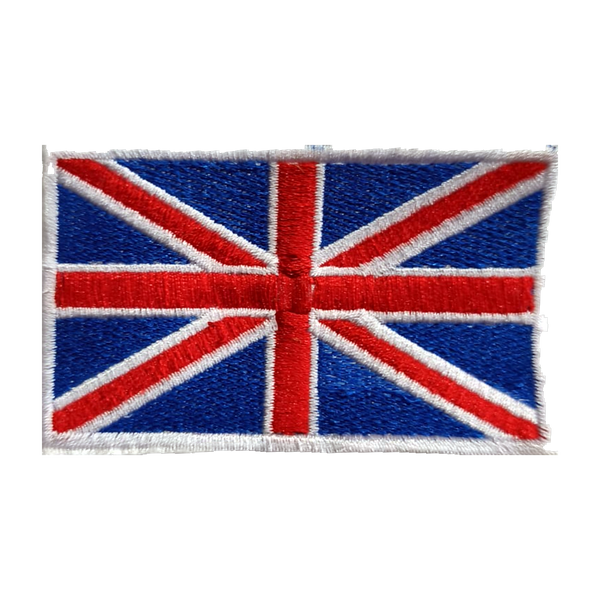 Emblema bordado com a bandeira do Reino Unido