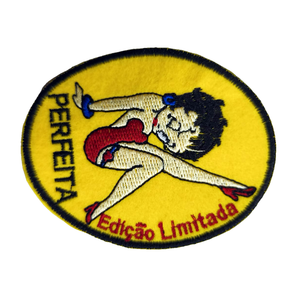 Emblema bordado Perfeita, Edição Limitada