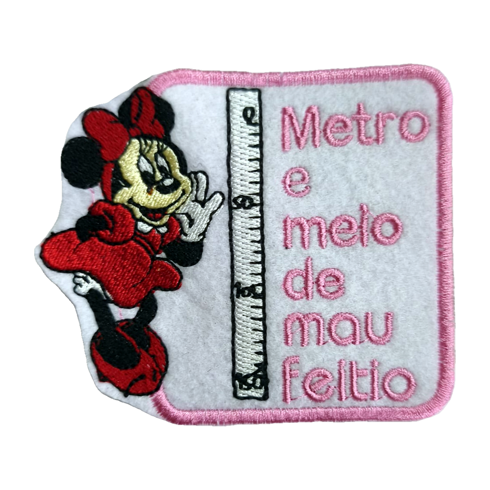 Emblema bordado Metro e Meio de Mau Feitio