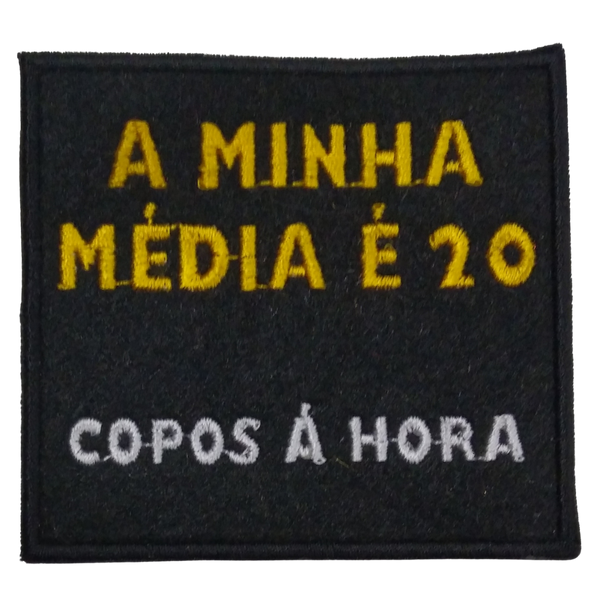 A minha média é 20
